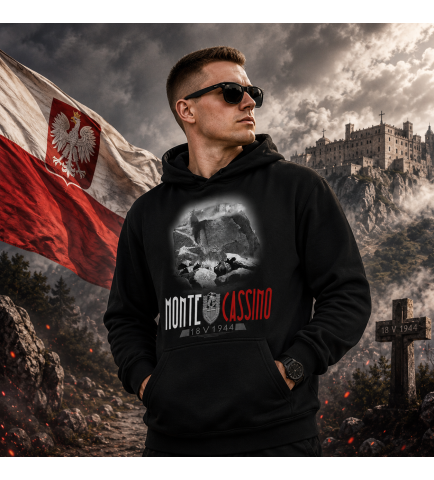 BLUZA Z KAPTUREM MONTE CASSINO